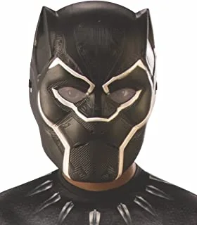 Rubie's Panther Kids Half Mask, Black, One Size