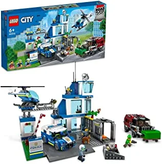 LEGO® City Police Station 60316 Building Blocks Police Toys Set (668 Pieces)