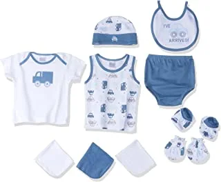 Baby Plus Gift Set 10 Pieces, L.Blue, Pack of 1