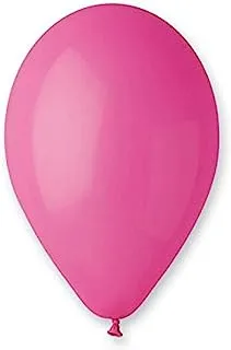Gemar Standard Latex Balloon 100-Pieces, 12-inch Size, Fuscia