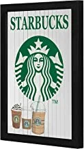 LOWHA starbucks cups Wall art wooden frame Black color 23x33cm By LOWHA