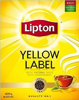 ليبتون شاي العلامة الصفراء شاي أسود ، 400 غرام
