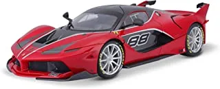 Bburago Die Cast Ferrari FXX-K 88 Signature Series Car 1:18 Scale Red
