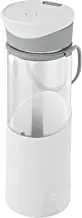 زجاجة ماء زجاجية من علاء الدين - 0.55 لتر - ابيض
