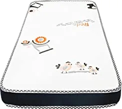 MOON Crib and Toddler Bed Mattress, Dual Sided Sleep System, Breathable Premium Baby Mattress for Infant and Toddler,Reversible Baby Mattress, with printed graphic