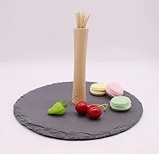 Cuisine Art 1 Tier Cupcake Stand and Serving Tray for Donuts and Desserts | Tiered Tray and Cupcake Holder | Wedding Cake Stand and Tea Party Decorations | Handmade slate Cake Stand Set CBB92228