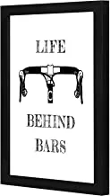 Lowha Lwhpwvp4B-480 Life Behind Bars Wall Art Wooden Frame Black Color 23X33Cm By Lowha