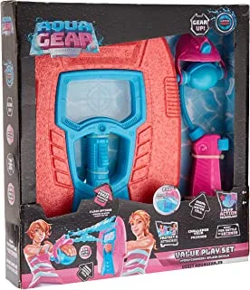Aqua gear-value play set- girl 2 assorted (splash shield & hydro charger) - pink