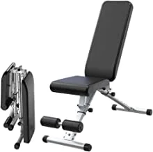 مقعد تدريب القوة القابل للتعديل من COOLBABY لكامل الجسم متعدد الوظائف للتمارين الرياضية الدمبل مقعد الضغط على مقعد التمرين