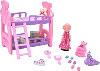 ME Girl's bride with two floors bed toy with clothes DGL-601068
