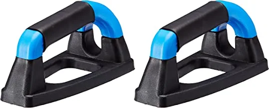 Nivia Plastic Push-Up Bar, 4-inch (Blue)