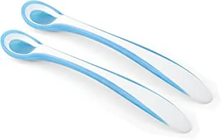 Nuvita Set 2 Thermosensitive Spoons, Blue