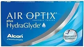 Air Optix HydraGlyde Monthly Contact Lenses, Diopter (-6.50) - 6 Lens Pack