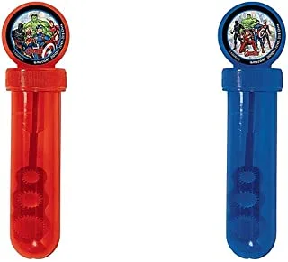 Amscan Marvel Avengers Powers Unite Bubble Tubes Favors, 1 Ounce, 4Pcs, Multicolor, 3901534
