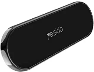 Yesido C83 حامل هاتف للسيارة مغناطيسي قوي على لوحة القيادة للهواتف الذكية 3.5-7.0 بوصة - أسود
