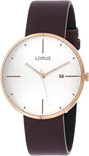 Lorus Classic Man Mens Analog Quartz Watch With Leather Bracelet Rh902Jx9