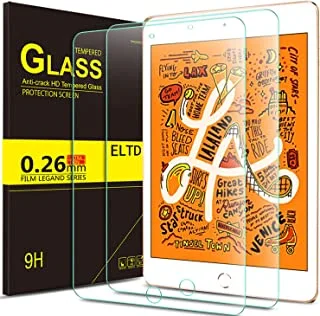 ELTD واقي شاشة شفاف مضاد للخدش ومضاد للفقاعات ومضاد لبصمات الأصابع واقي شاشة زجاجي متوافق مع iPad mini 5 iPad mini 4