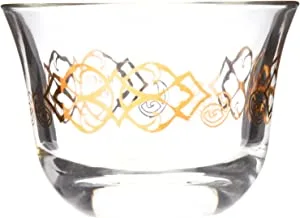 Wisteria Glass Cawa Cup set Clair Gold /6PCS