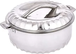MaximUS Stainless-Steel Hotpot With Two Handles (5Liter) | Insulated Bowl Great Bowl For Holiday & Dinner | Keeps Food Hot & Fresh For Long Hours, Silver