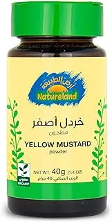 Natureland Yellow Mustard Powder, 40 G