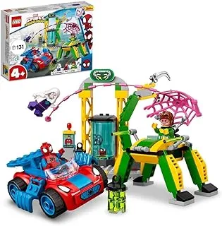 LEGO® Marvel Spidey And His Amazing Friends Spider-Man at Doc Ock’s Lab 10783 Buidling Toy Set (131 Pieces)