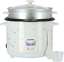 krypton Electric Rice Cooker, 2.8 liters, White, KNRC6106