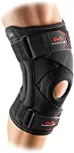 Mcdavid 425Rbk Level 2 Knee Support With Stays And Cross Straps, Small, Black