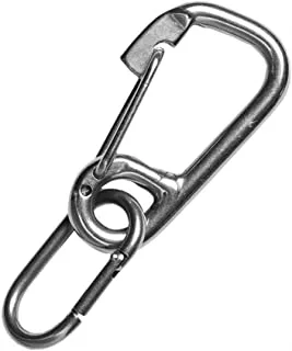 True Utility Stainless Steel Shackleset Key Chain - Silver