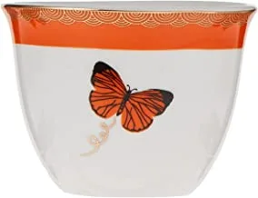 Harmpny 90 Cc Orange Butterfly Cawa Cups - 12 Pieces, Mixed Material