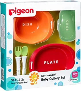 Pigeon Do It Myself Baby Cutlery Stage 2 Set - Pack of 1