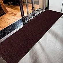 Kuber Industries Rubber 1 Piece Floor Mat Door Mat 2x6 Feet (Maroon)
