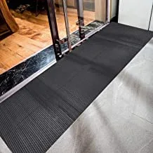 Kuber Industries Waterproof Front Doormat|Rug For Outdoor Indoor|Entrance Floor Mat|Non-Slip Back|Snack Design (Grey) Standard