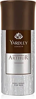 Yardley Arthur Body Spray For Men, Classic Aromatic Refreshing Scent, Formal Fragrance, 150ml