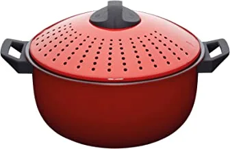 World Of Flavours 4 Litre Non-Stick Pasta Pot, Sleeved