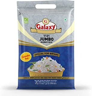 Galaxy Jumbo Basmati Rice, 5 kg - Pack of 1