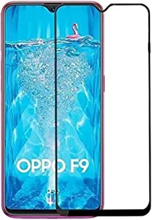 Oppo F9 5D واقي شاشة زجاجي ، أسود