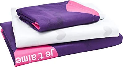 Ny-125, Million Comforter Cover, 6 Piece, King Size, Full Cotton, Multicolor, King Size 240X260Cm