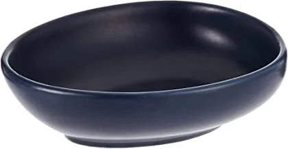 Shallow 12Cm Snack Dish -Matt Dark Blue (CHP-639-BLU)