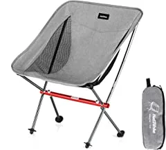 Naturehike Chair Camping Chairs for Adults Folding Chair Portable Chair Foldable Chair Fishing Chair Lightweight Camping Chair Outdoor Grey
