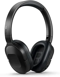 Philips H6506 On-Ear Wireless Headphones With Active Noise Canceling (Anc) And Multipoint Bluetooth Connection, Tah6506Bk, USB