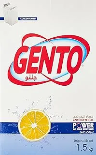 Gento Detergent Powder Original High Foam, 1.5Kg