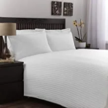 300tc Cotton Satin Bed Sheet set, King, White