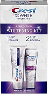 Crest 3D White Brilliance Perfection Whitening Kit: Perfection Toothpaste, 75 ml + Whitening Accelerator, 75 ml