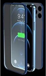 Devia 2 in 1 ultra-thin tempered glass protective case for iPhone 12 (6.1) - black