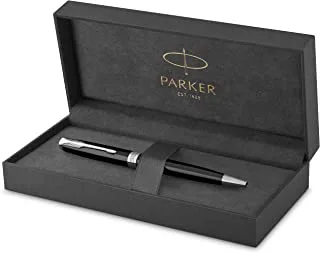 Parker Sonnet Black Lacquer With Palladium Trim| Ballpoint Pen|Black Refill|Gift Box|2919, 1931502