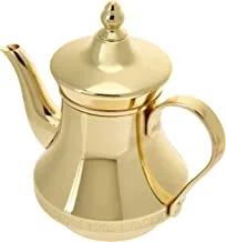 SOLETER Tea & Coffee Pot Stainless Steel With Handle For Kitchen, Gold, 900Ml, 01-072