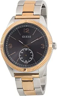 GUESS Men's Quartz Watch with Analog Display and Stainless Steel Strap W0872G2