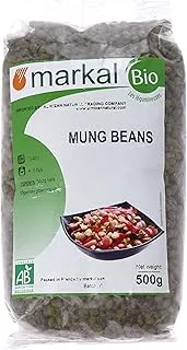 Organic Mung Beans By Markal ,500Gm (Green)