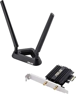 بطاقة واجهة شبكة ASUS PCE-AX58BT Wireless / Bluetooth PCI-E - WiFi 6 - مع قوس منخفض التعريف