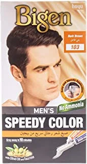 Bigen Men's Speedy No Ammonia Hair Color - Dark Brown 103